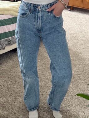 Abercrombie & Fitch Light Blue High-Rise '90s Relaxed Jeans